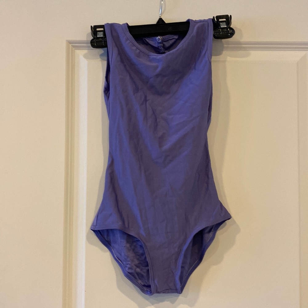Purple Yumiko ballet leotard